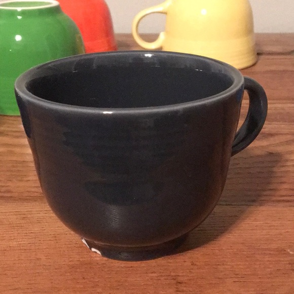 9 FIESTA Coffee Cups Only NWOT No Saucers 1950's Kitchen Mugs Primary Colors - Picture 8 of 8